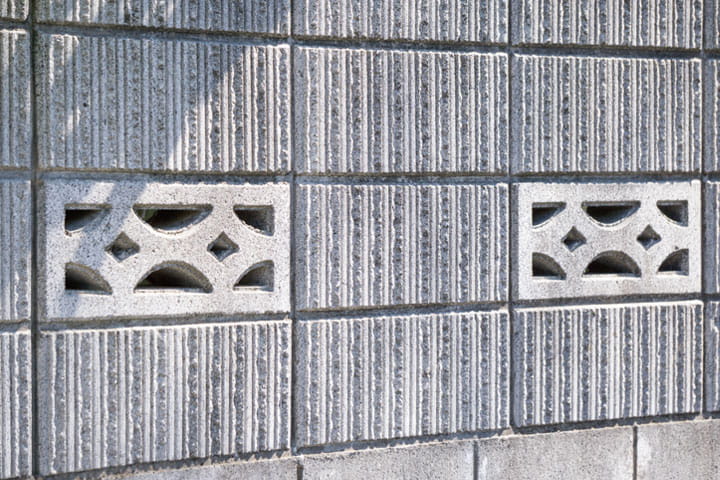 お庭囲いブロック塀